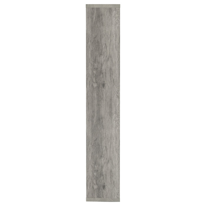 Theo 10-shelf Bookcase Weathered Grey
