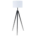 Harrington Tripod Legs Floor Lamp White and Black image