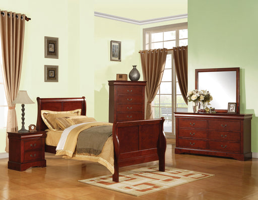 Louis Philippe III Cherry Twin Bed image