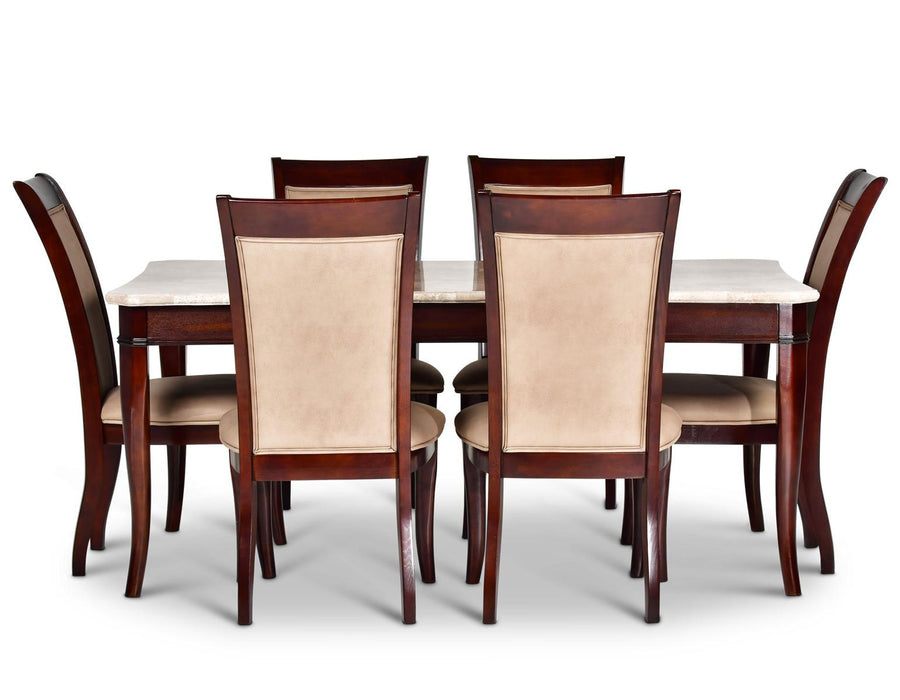 Steve Silver Marseille Side Chair in Merlot Cherry (Set of 2)