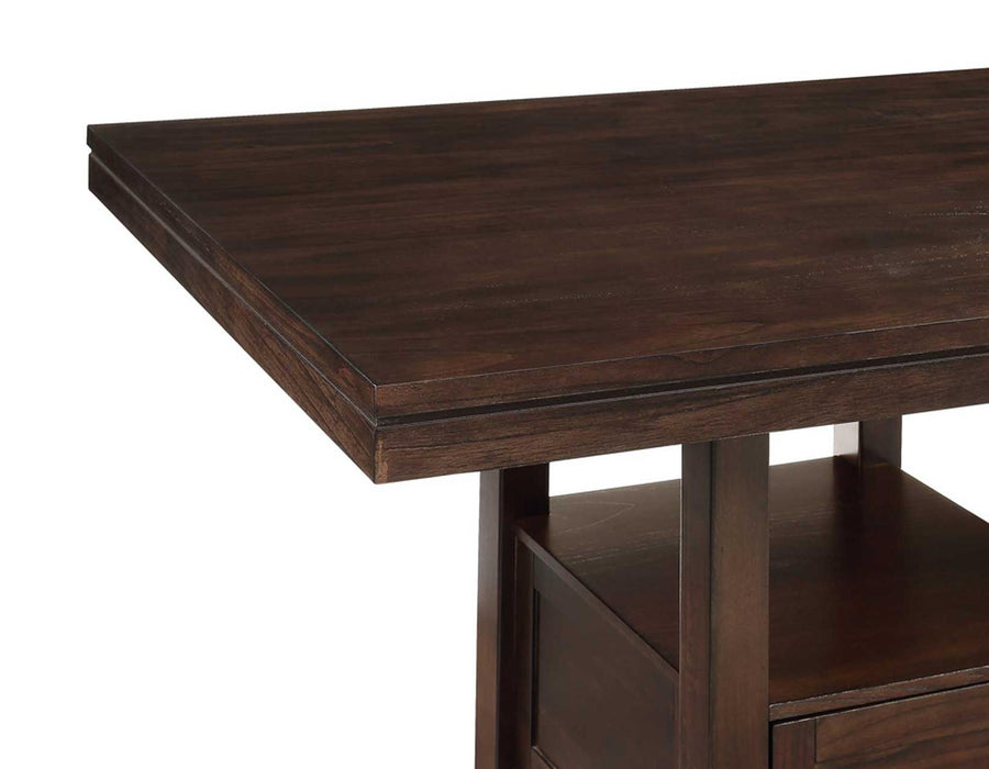 Steve Silver Yorktown Storage Counter Table in Espresso