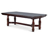 Steve Silver Antoinette Pedestal Dining Table in Brown Cherry image