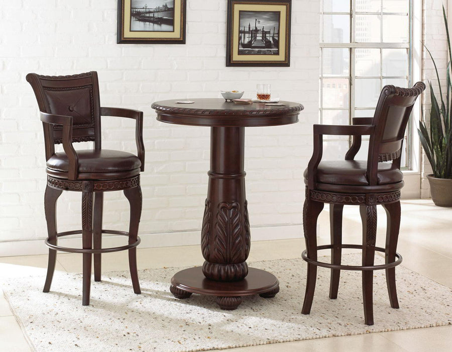 Steve Silver Antoinette Pub Table in Brown Cherry