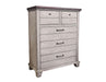 Steve Silver Bear Creek 5 Drawer Chest in White Smoke image