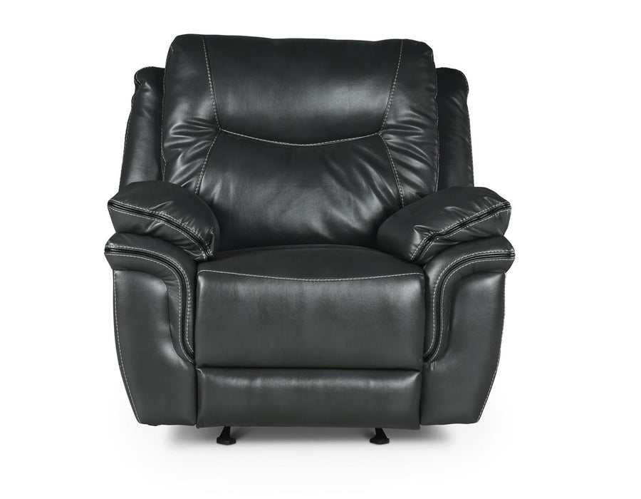 Steve Silver Isabella Manual Glider Recliner in Grey