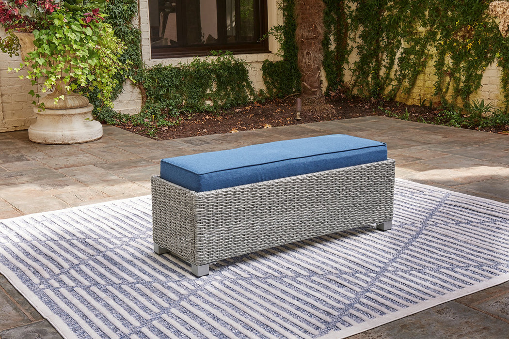 NAPLES BEACH Outdoor Bench with Cushion image