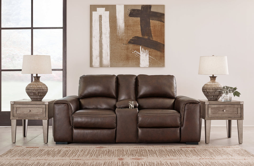 Alessandro Power Reclining Loveseat with Console image